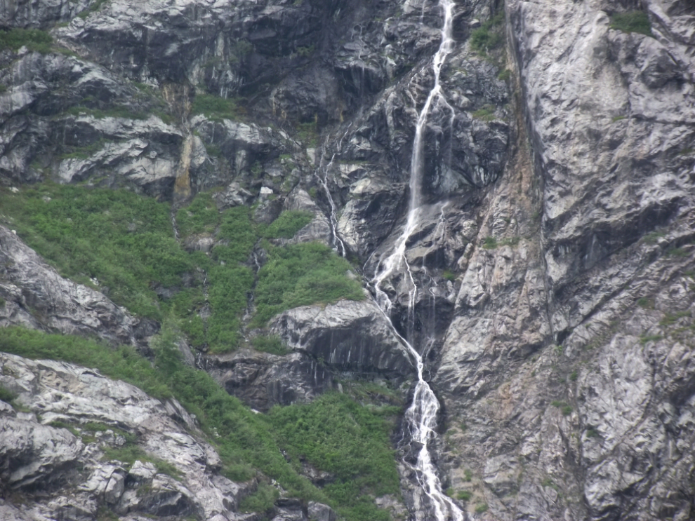 Waterfall in Glacier Bay, Alaska