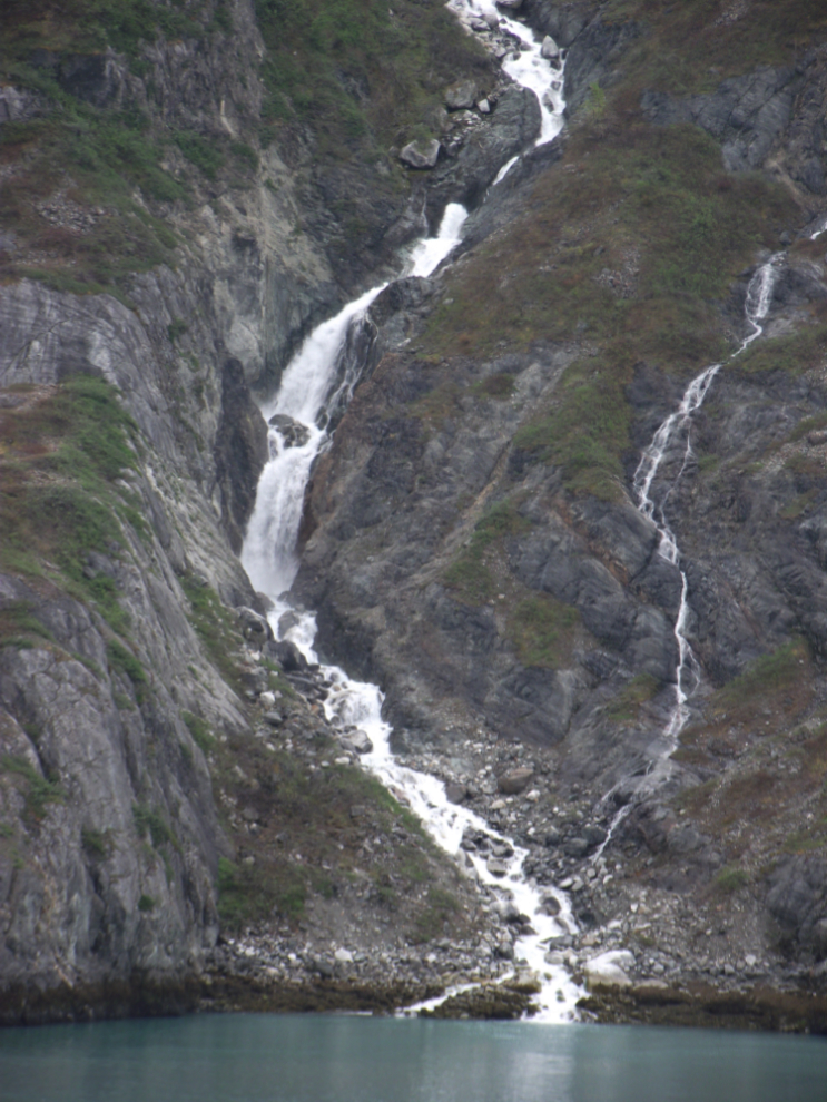 Waterfall in Glacier Bay, Alaska