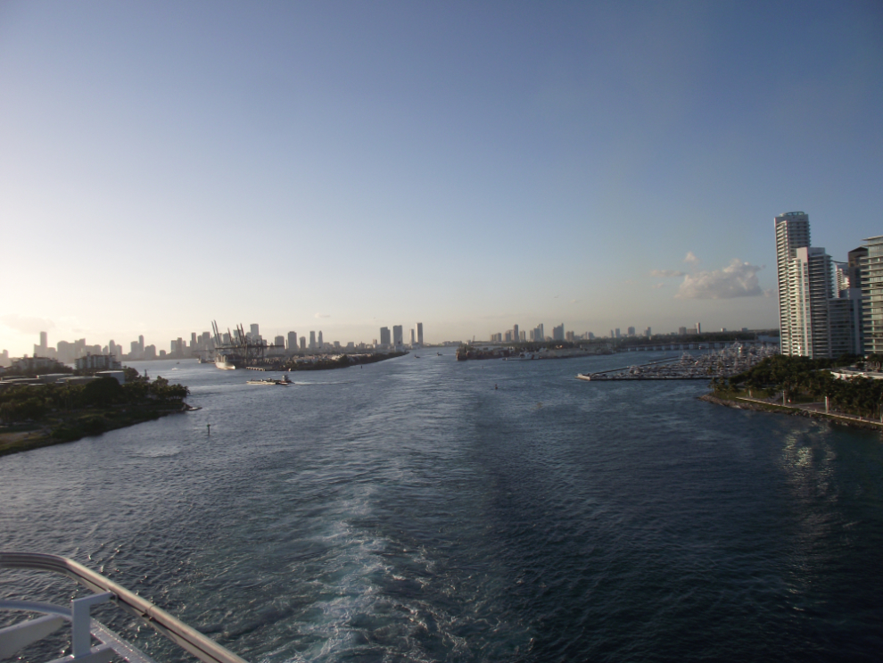 Sailing from the Port of Miami