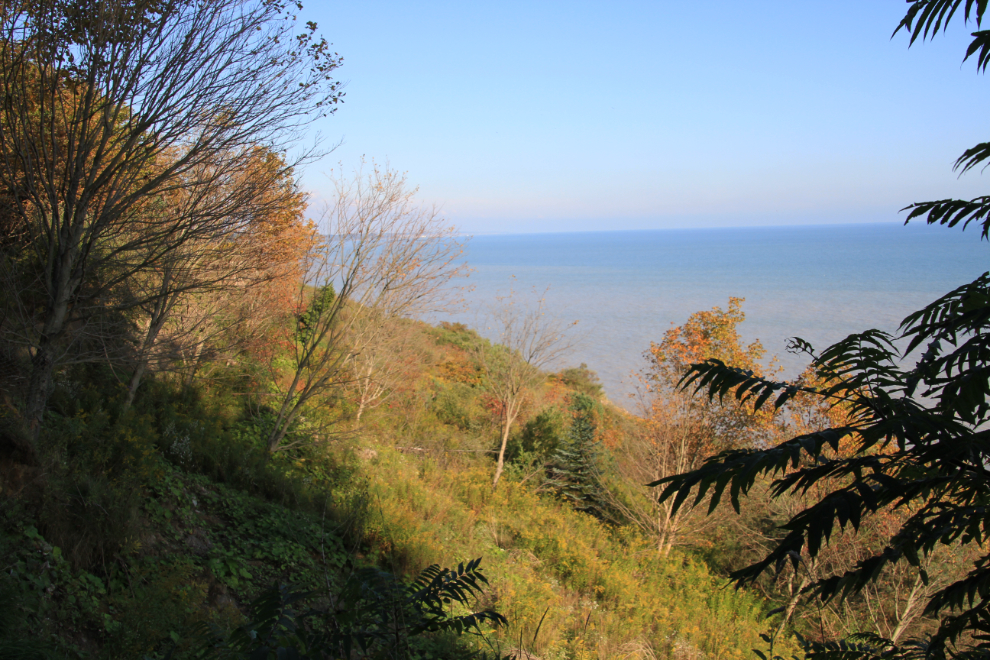 Cliffs overlooking Lake Erie