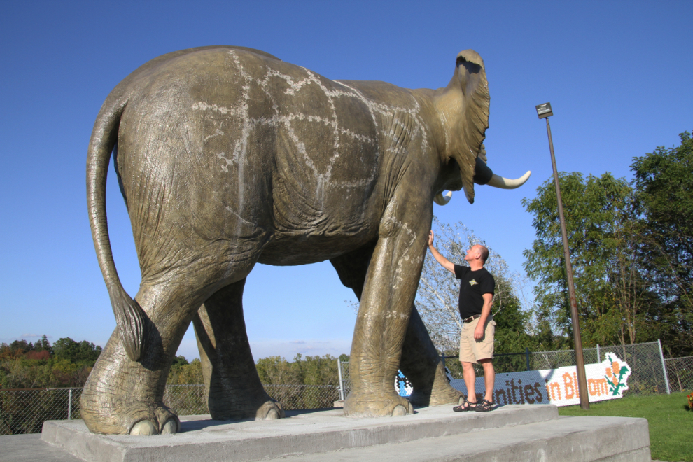Statue of Jumbo the elephant at St. Thomas, Ontario