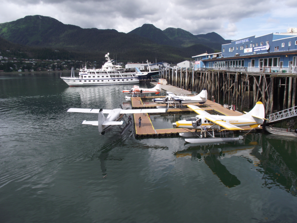 Floatplanes at Juneau, Alaska