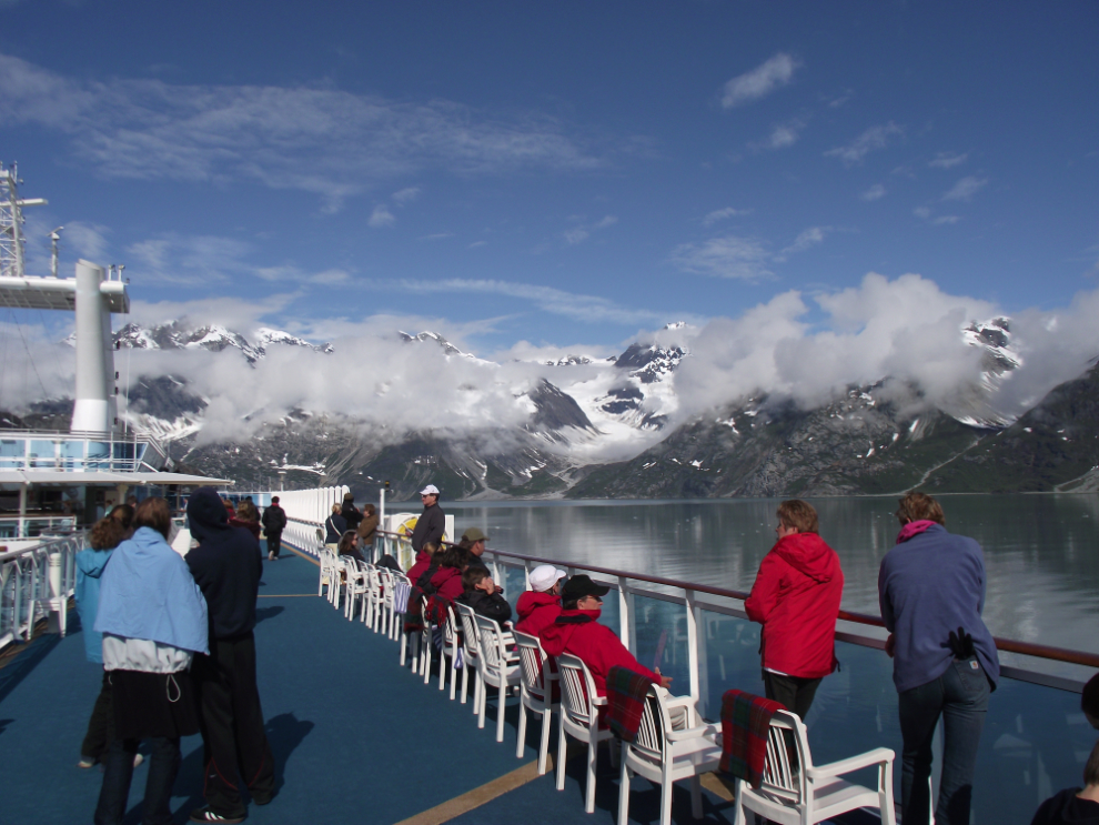 Sailing in Glacier Bay on the Coral Princess