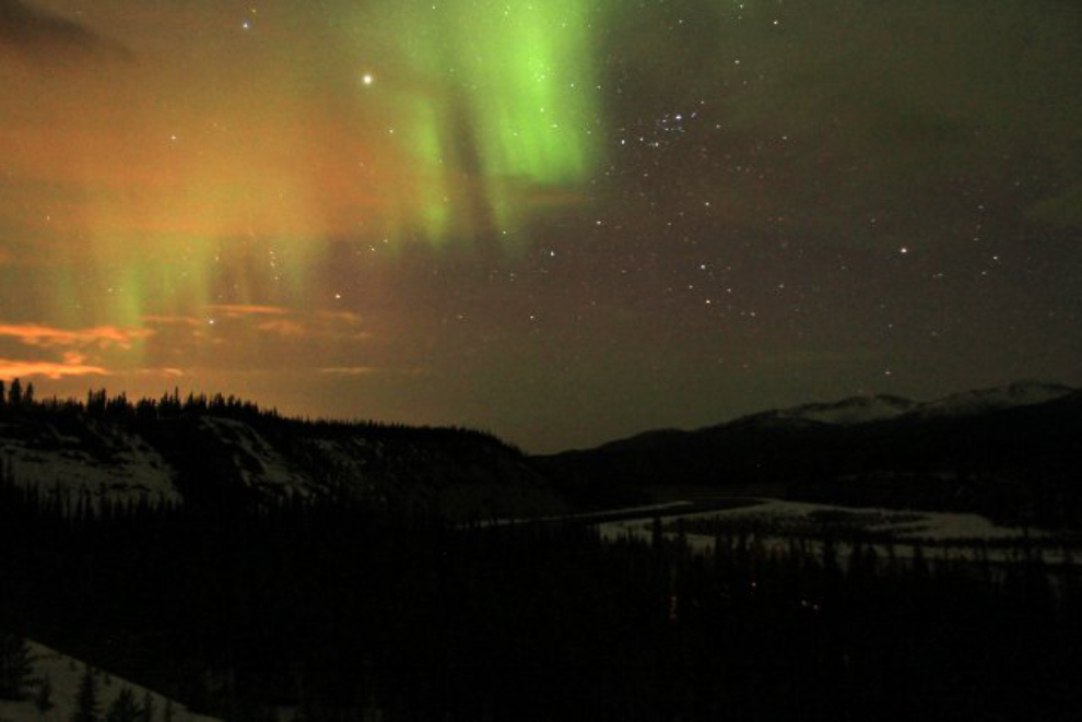 Northern Lights over the Yukon River