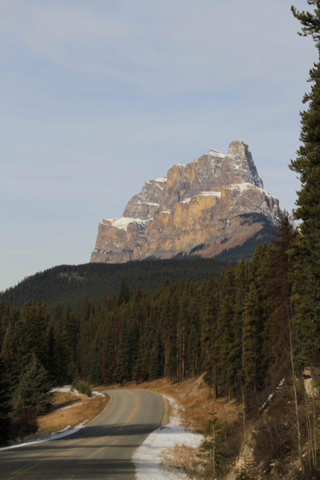 Castle Mountain, Bow Valley Parkway