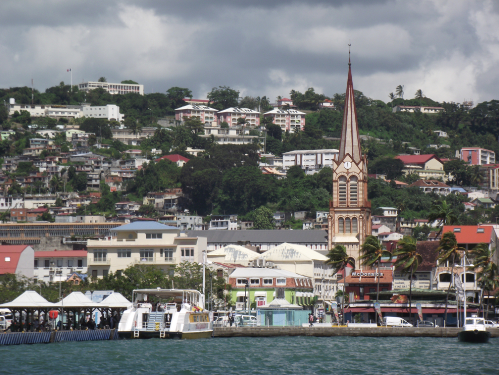 Downtown Fort-de-France, Martinique.