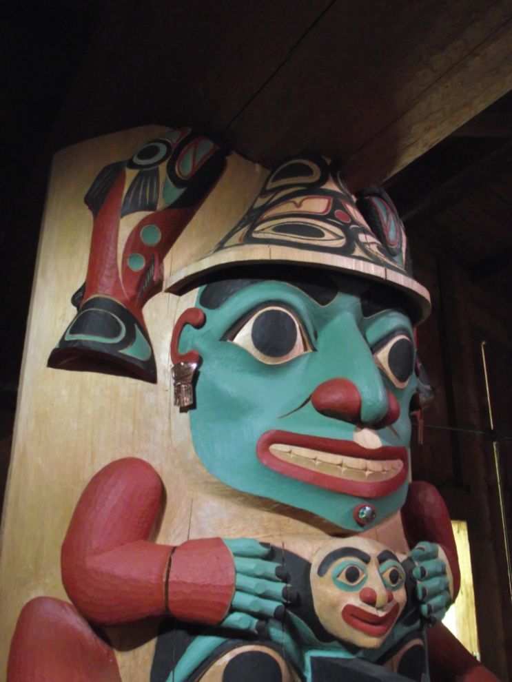 Totem pole at the Alaska Native Heritage Center - Anchorage, Alaska