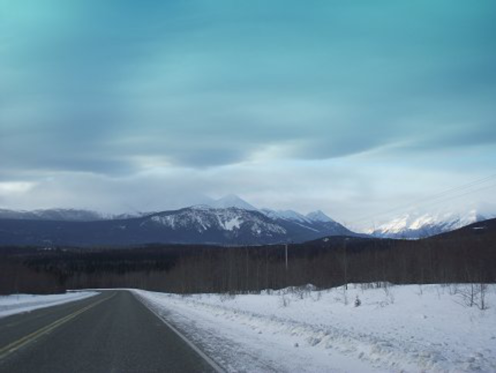 The South Klondike Highway in early March
