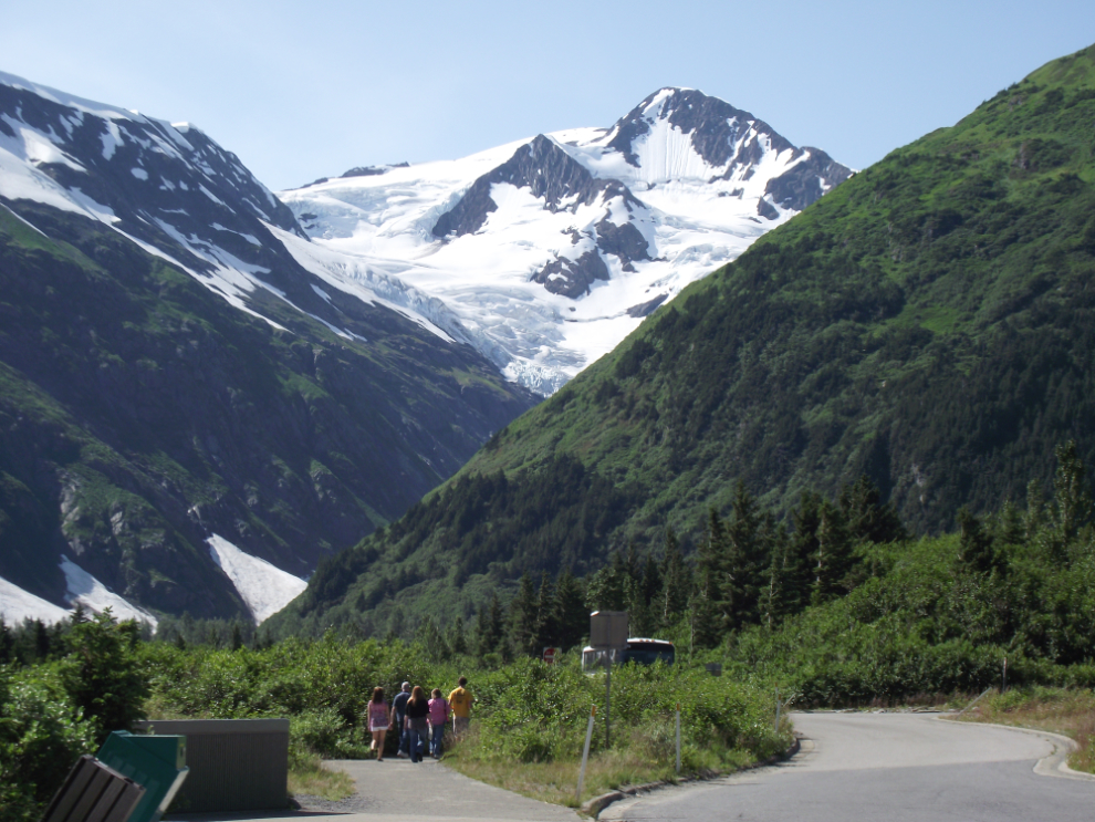 The view from the Begich, Boggs Visitor Center at Portage Glacier