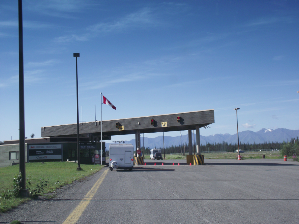 Canada Customs on the Alaska Highway