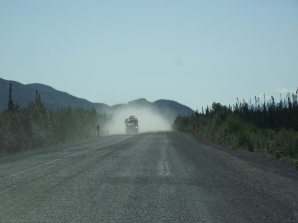 Dust and bugs on the Alaska Highway