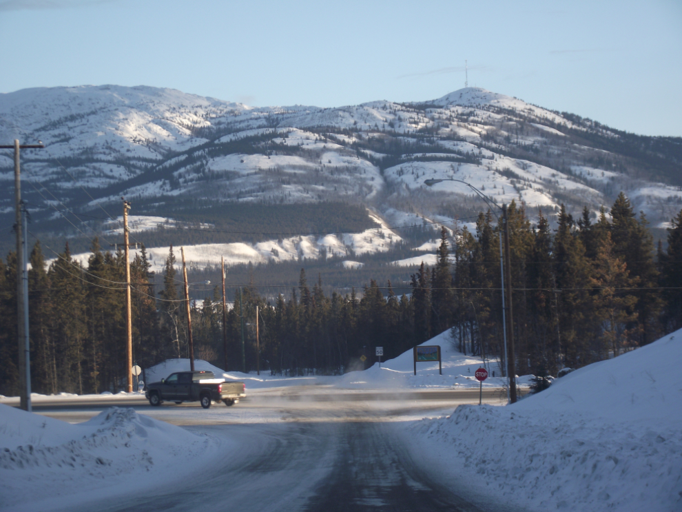 Fireweed Drive meets the Alaska Highway