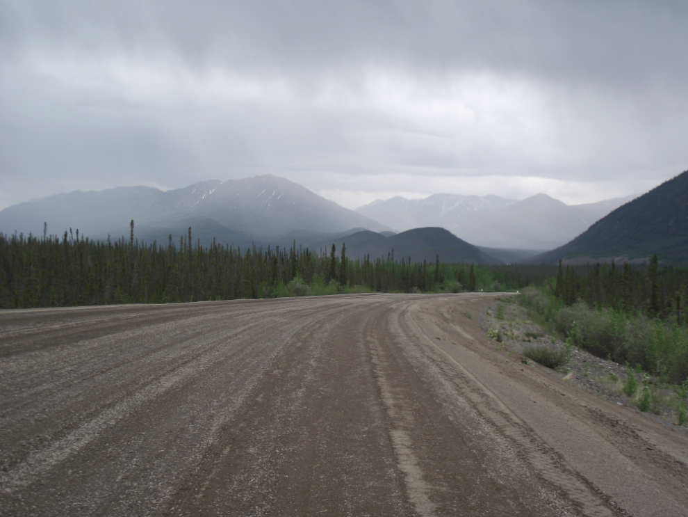 Nearing the White River on the Alaska Highway