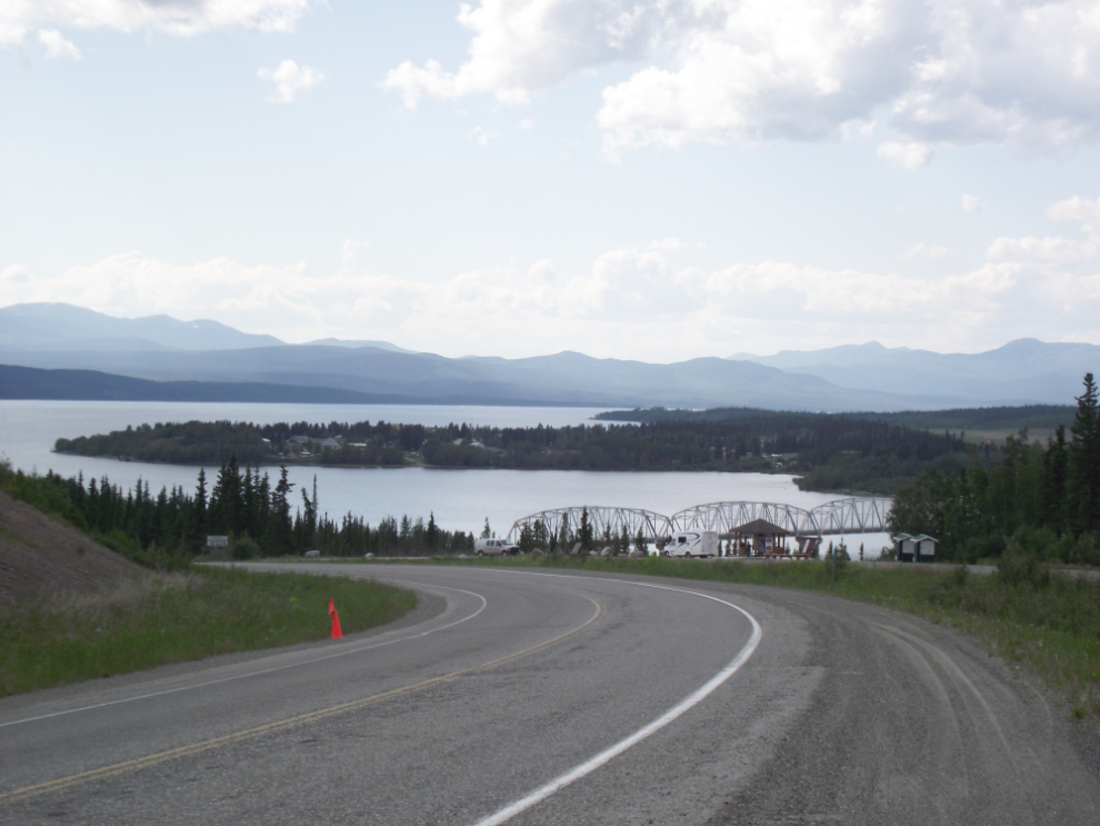 The Alaska Highway at Teslin, Yukon