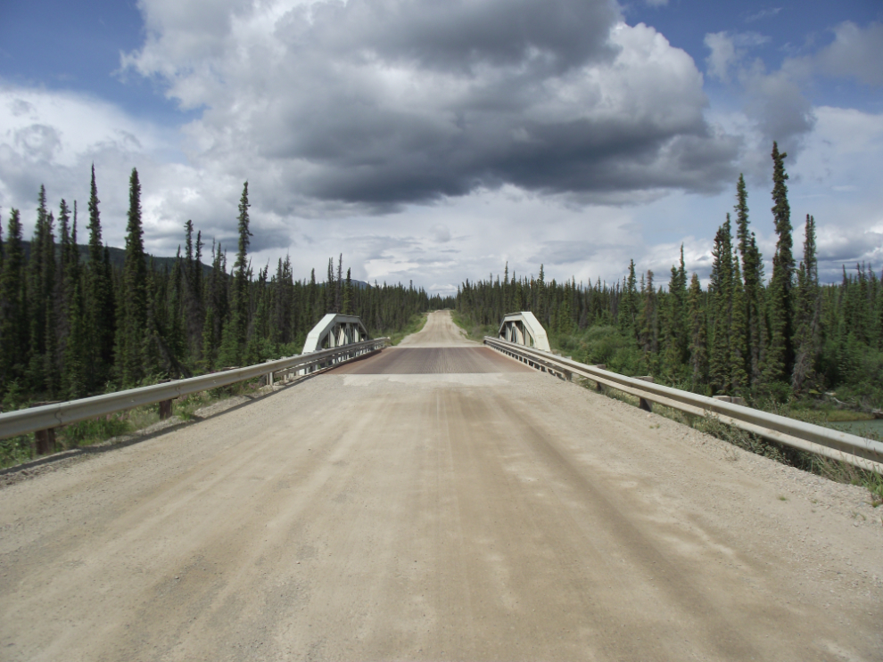 The Watson River bridge, Yukon