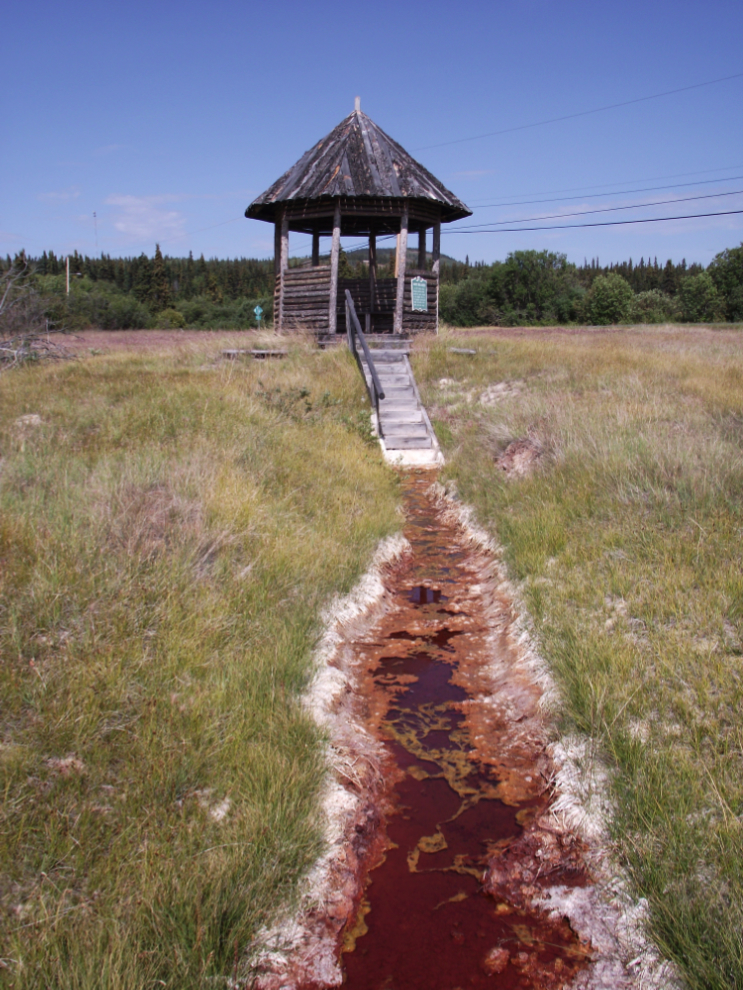 Mineral spring gazebo - Atlin, BC