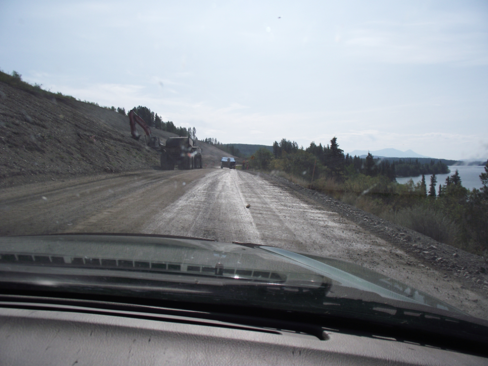 Construction on the Atlin Road