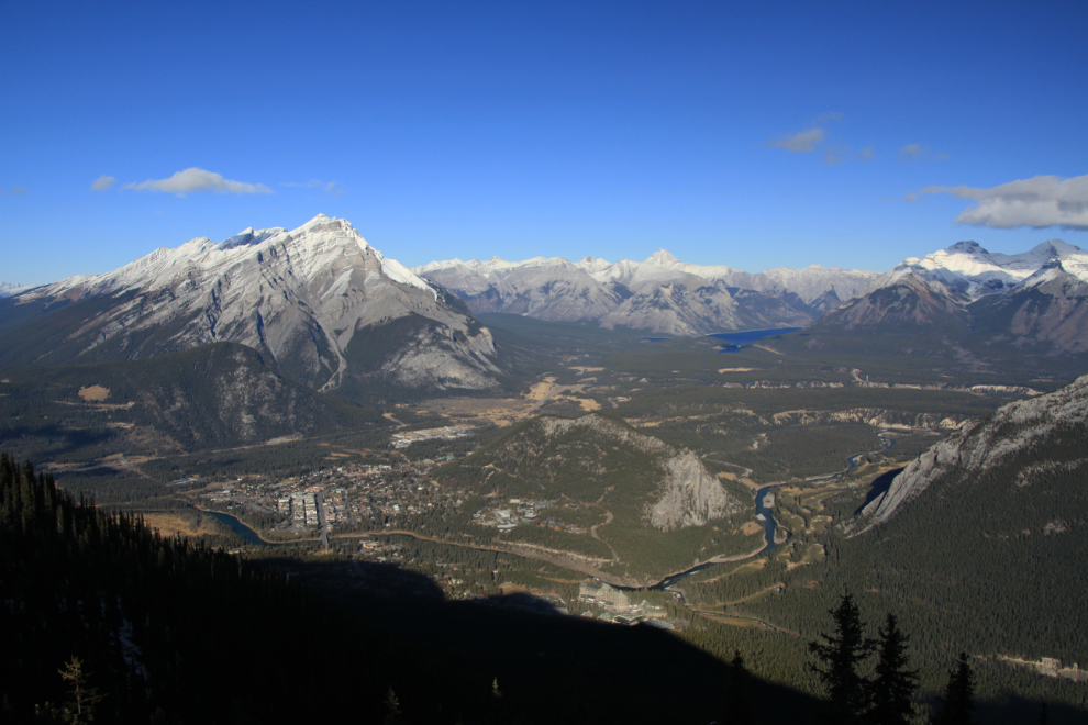 Banff from the Sulphur Mountain gondola