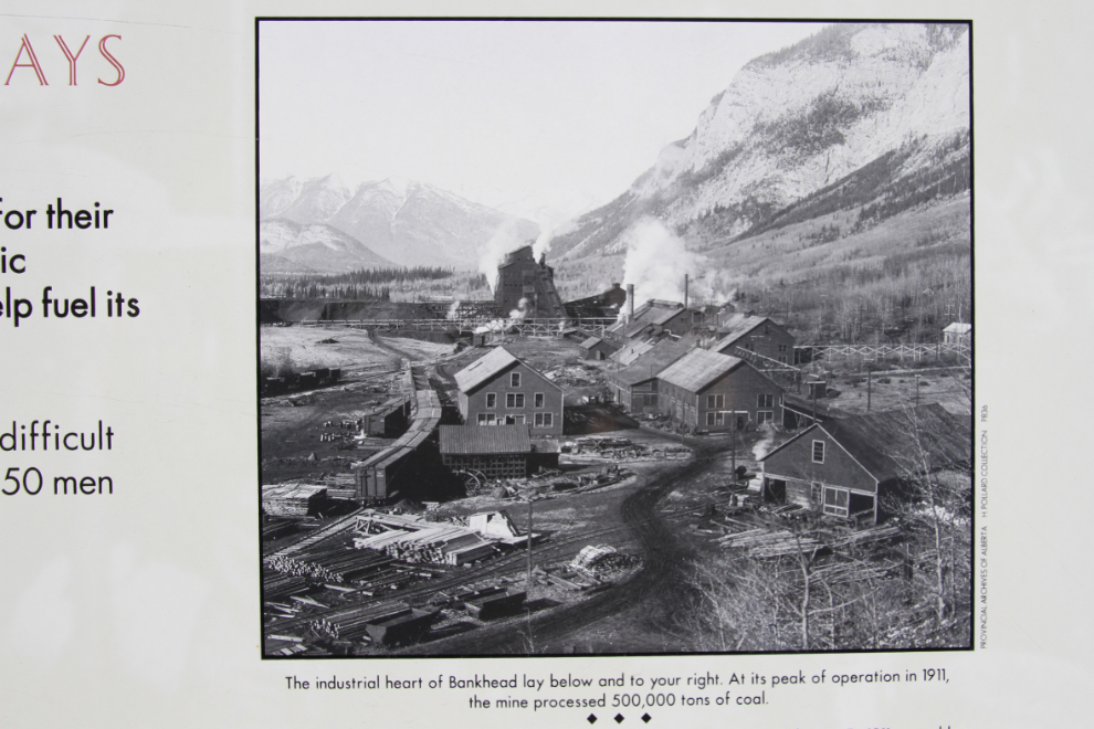 Coal mining at Bankhead, Alberta in 1911