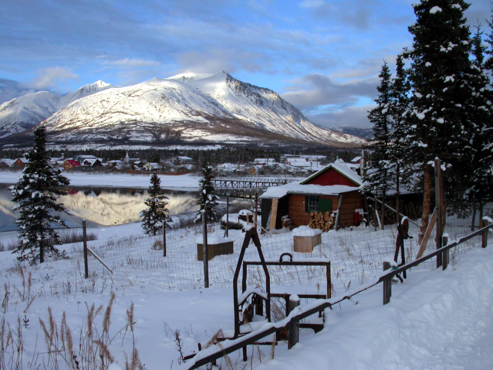My Carcross cabin in the winter