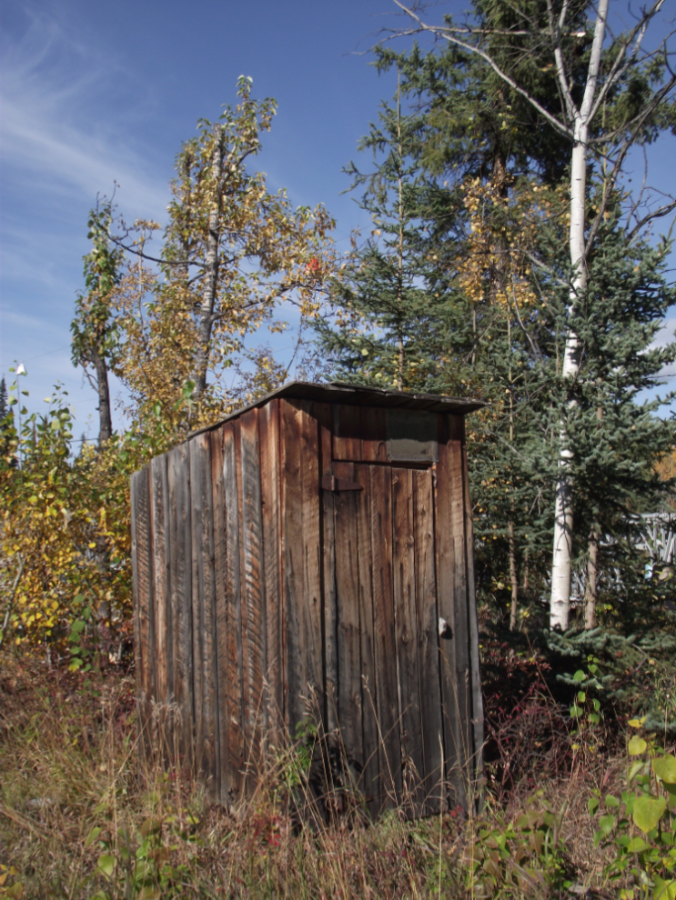 Outhouse at the Carmacks Roadhouse, Carmacks, Yukon