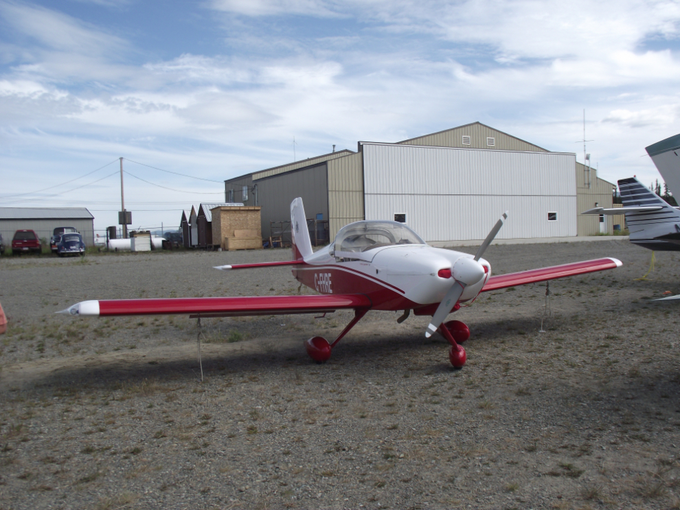 C-FHRE is an RV-9A, a high-performance homebuilt aircraft from Vernon, at Century Flight 2010 in Whitehorse