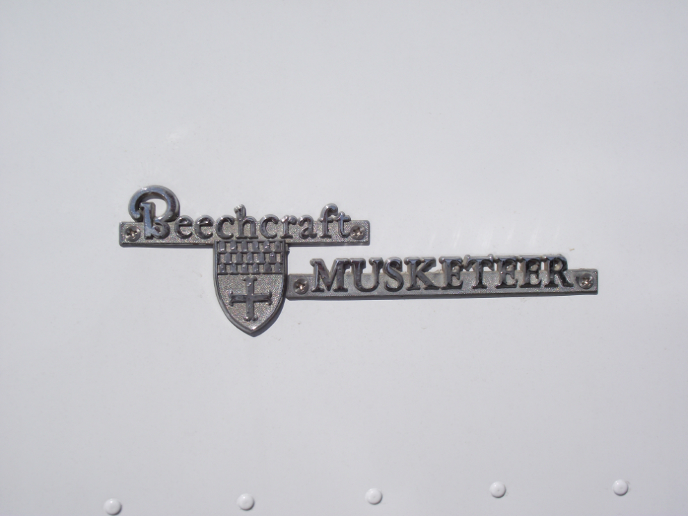 Detail on a 1967 Beechcraft A23-19 Musketeer at Century Flight 2010 in Whitehorse