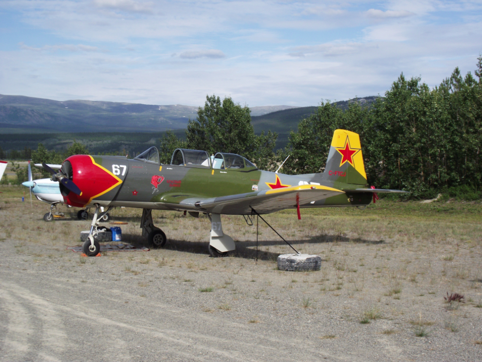 C-FTCJ, a Chinese-built 1975 CJ6A Nanchang from Calgary, at Century Flight 2010 in Whitehorse