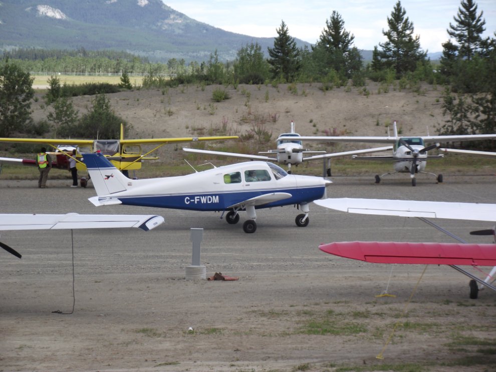 C-FWDM, a 1967 Beechcraft A-23 Musketeer, at Century Flight 2010 in Whitehorse