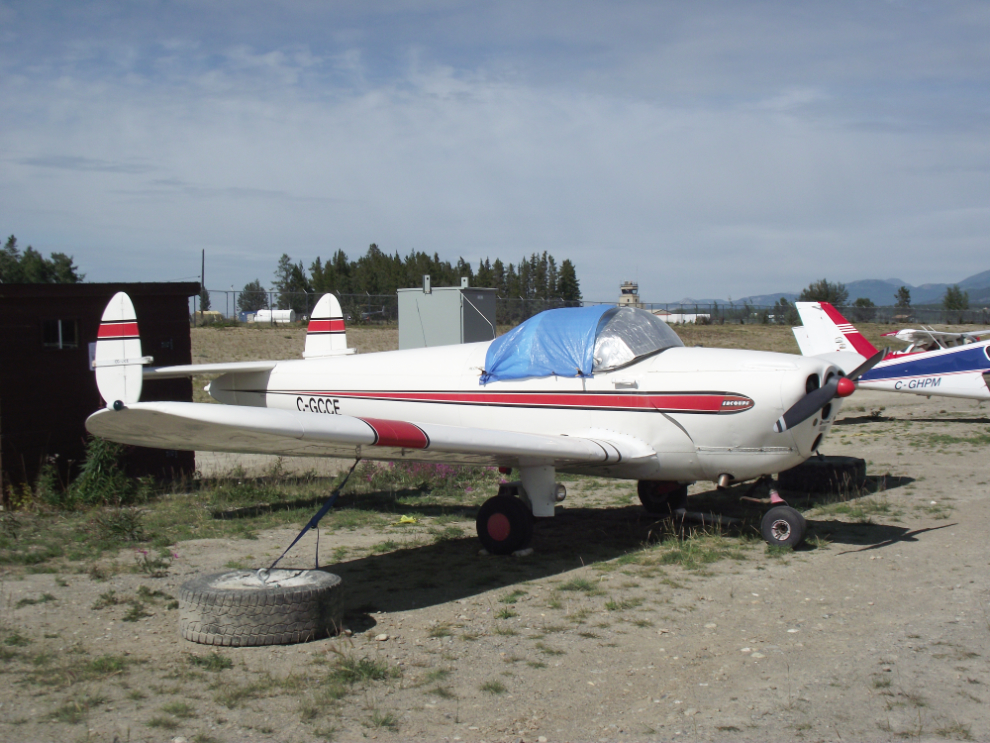 C-GCCE, a 1946 Ercoupe, at Whitehorse, CYXY