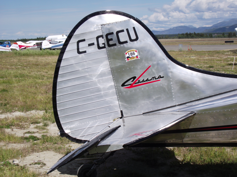 C-GECU, a 1952 Cessna 170B, at Century Flight 2010 in Whitehorse