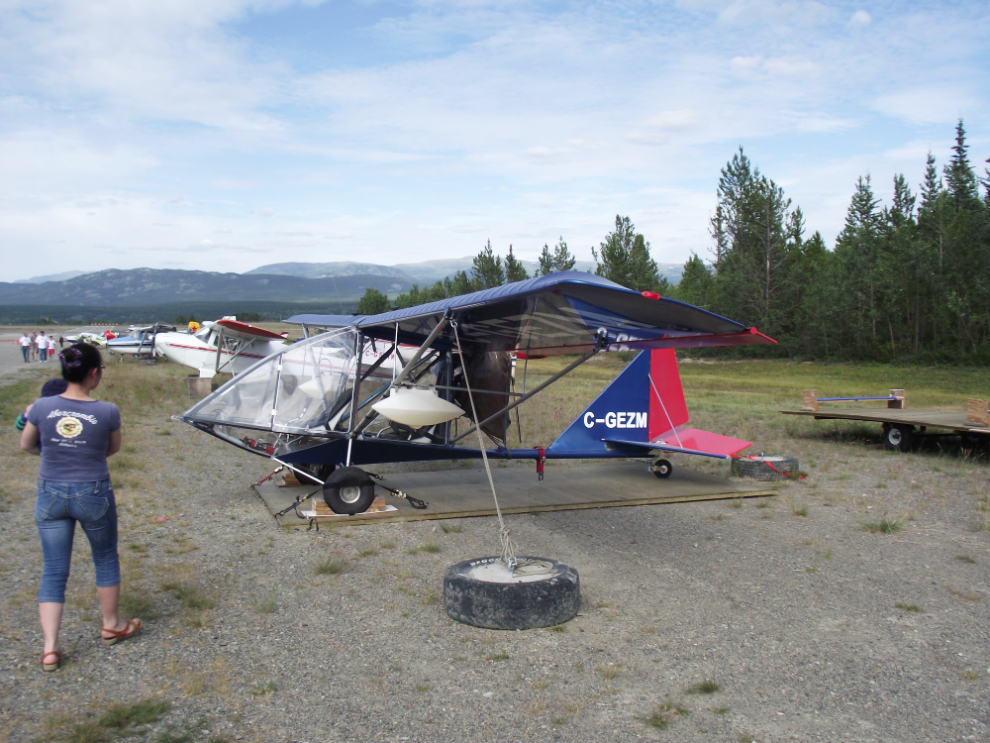 C-GEZM, a new (2009) 2-seat Chinook, is one of the very few ultralights in the Yukon.