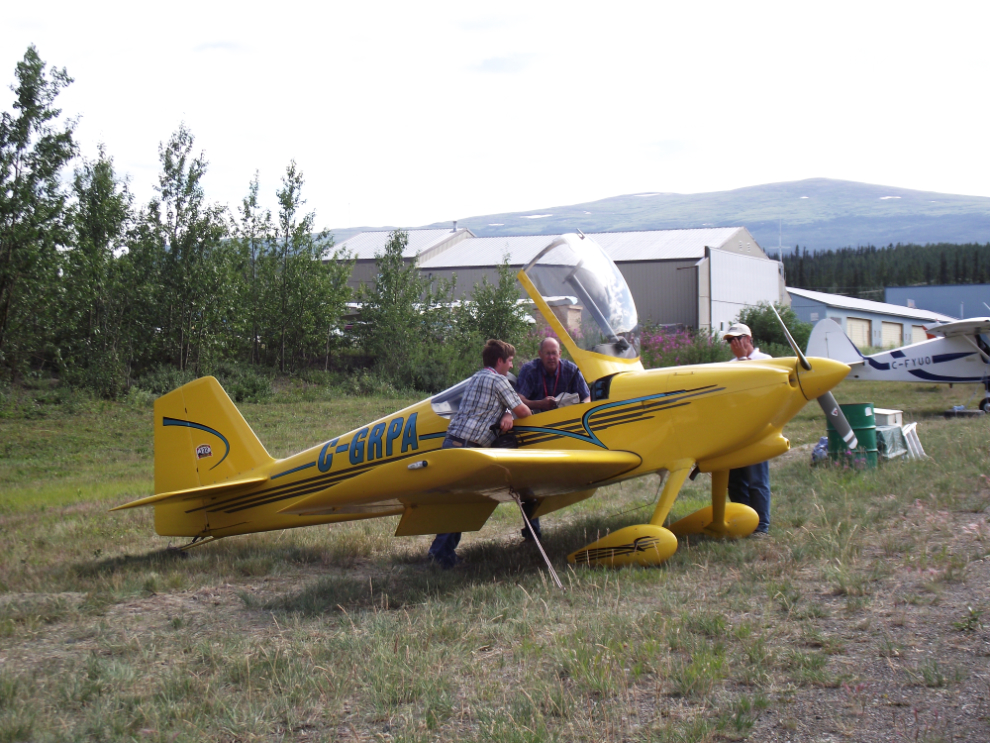 C-GRPA, an RV-6 from Mountain View, Alberta, at Century Flight 2010 in Whitehorse