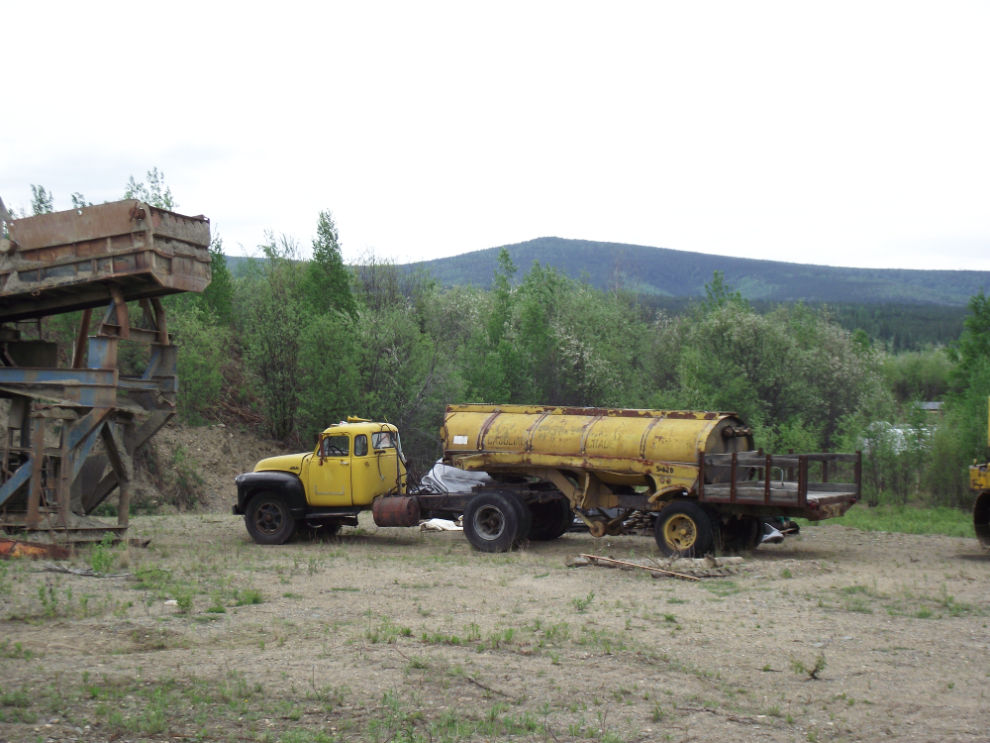 An old tanker truck at Chicken, Alaska