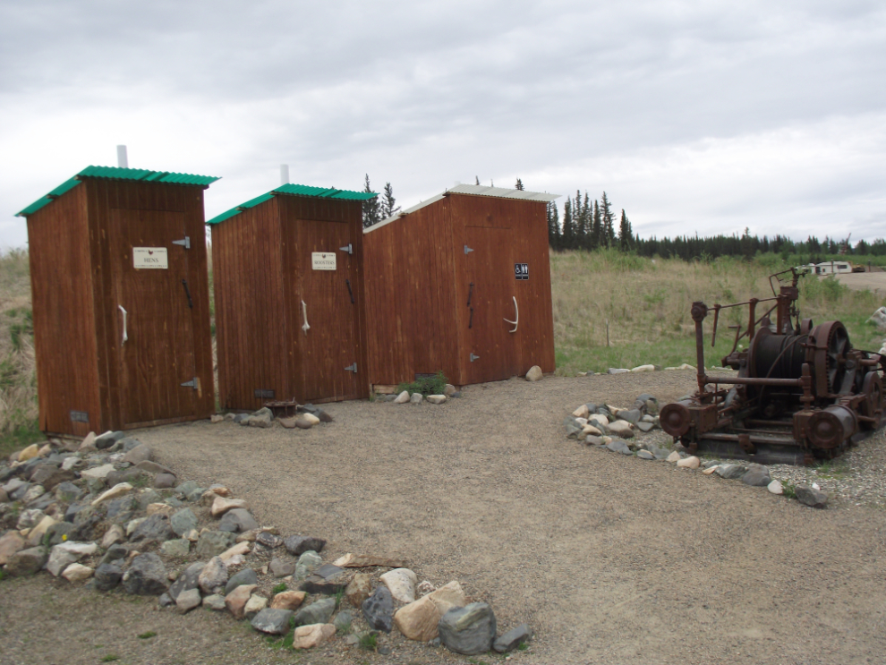 Outhouses at Chicken Gold Camp, Alaska