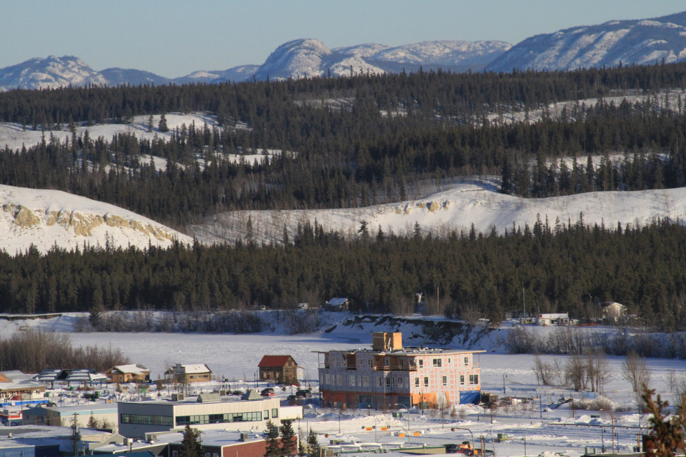 River's Edge condos in Whitehorse under construction