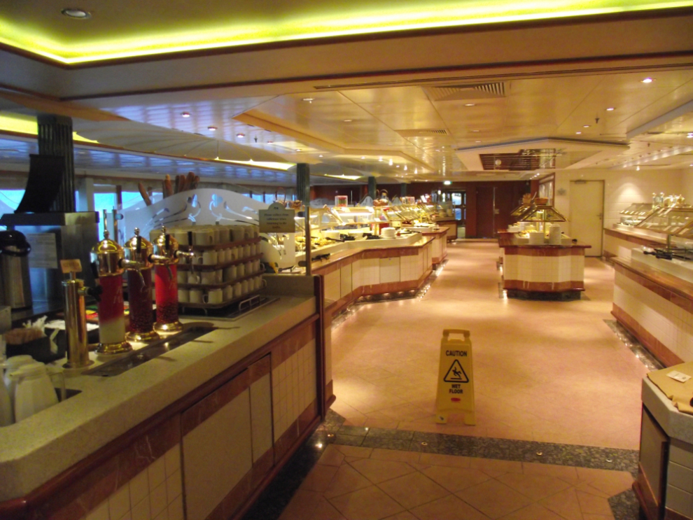 Horizon Court, the buffet on Deck 14 forward of the Coral Princess