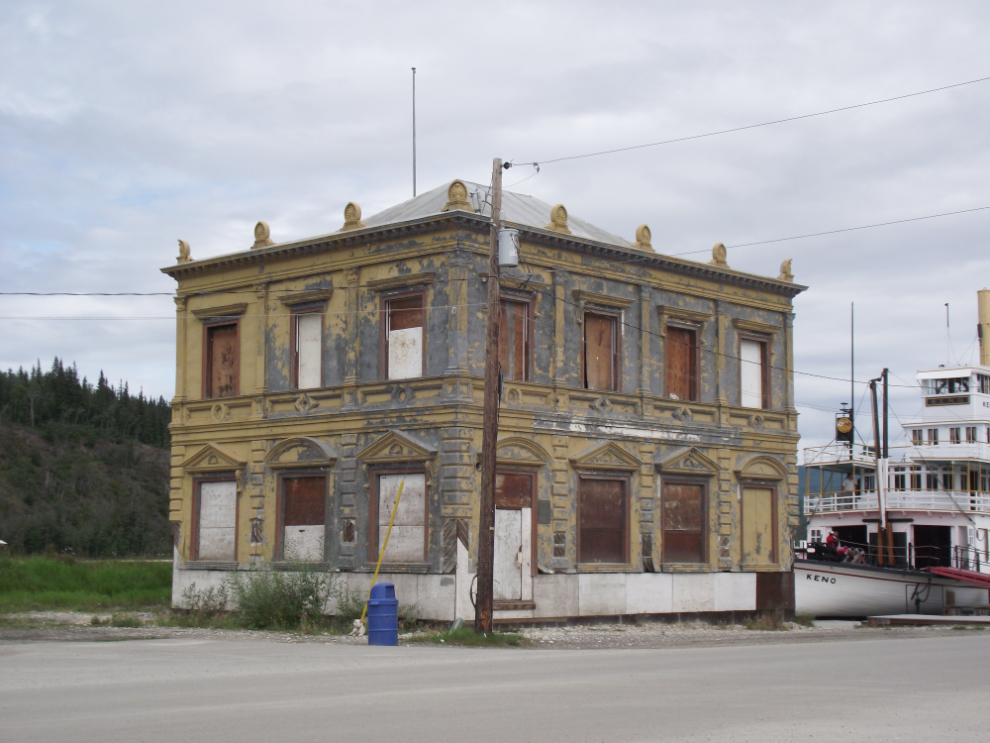 The derelict Bank of Commerce in Dawson City