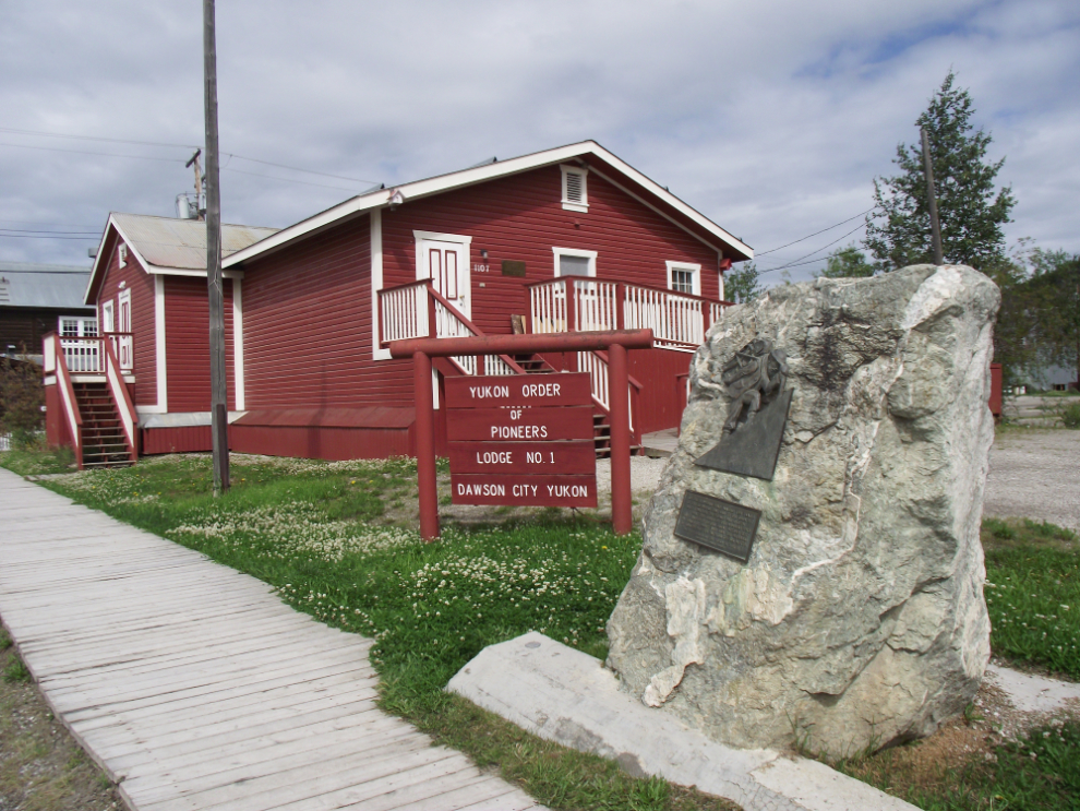 The home of the Yukon Order of Pioneers in Dawson City, Yukon