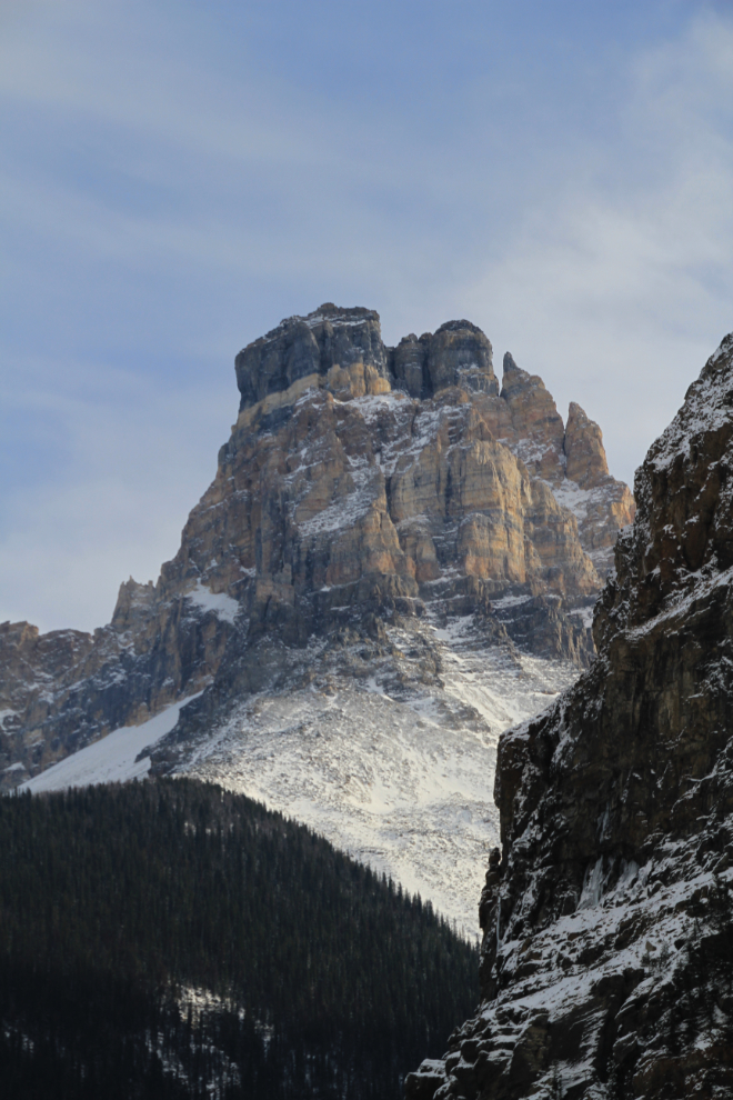 Peaks just west of Field, BC