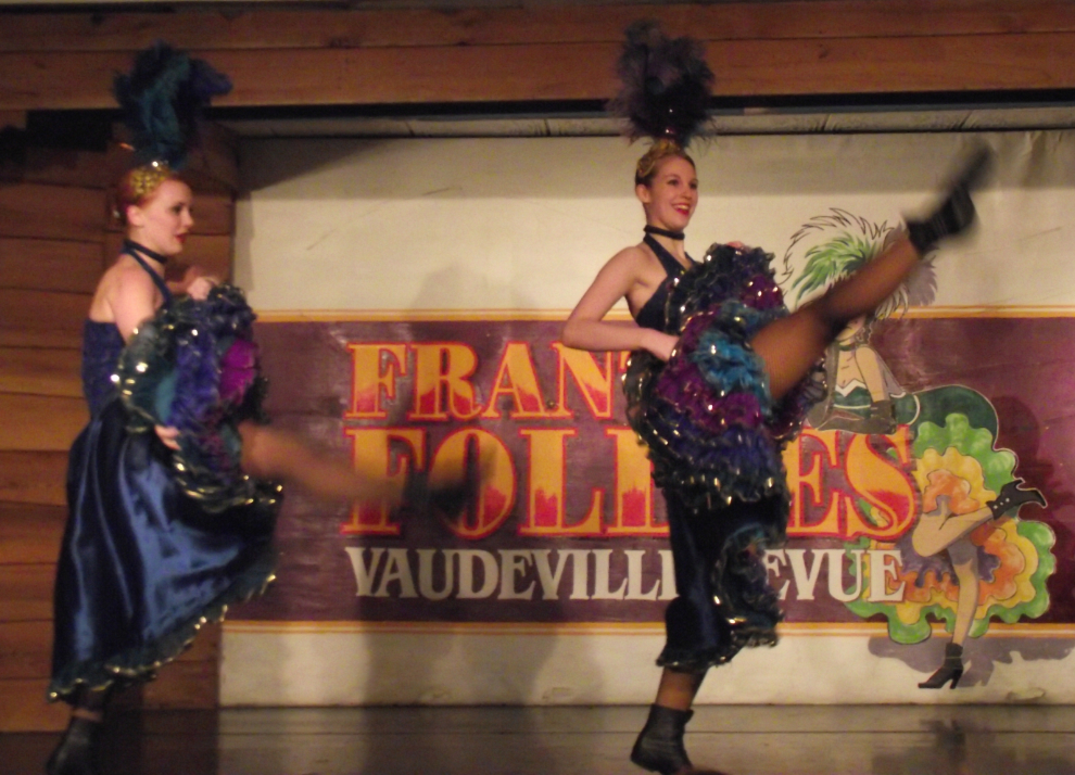 Can-can girls at the Frantic Follies - Whitehorse, Yukon