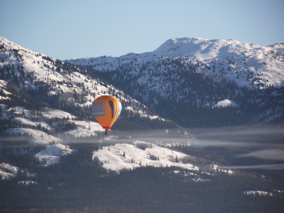 German hot air balloons in Whitehorse - February 2011