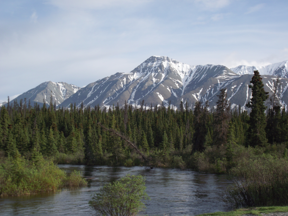 The Jarvis River, along the Alaska Highway