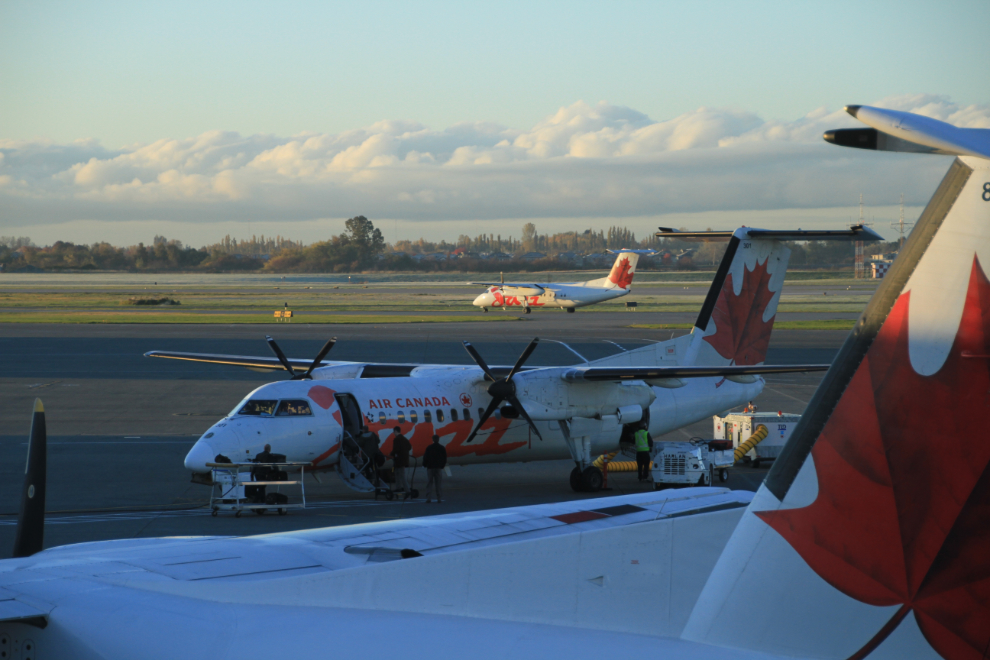 Jazz Dash 8s at YVR