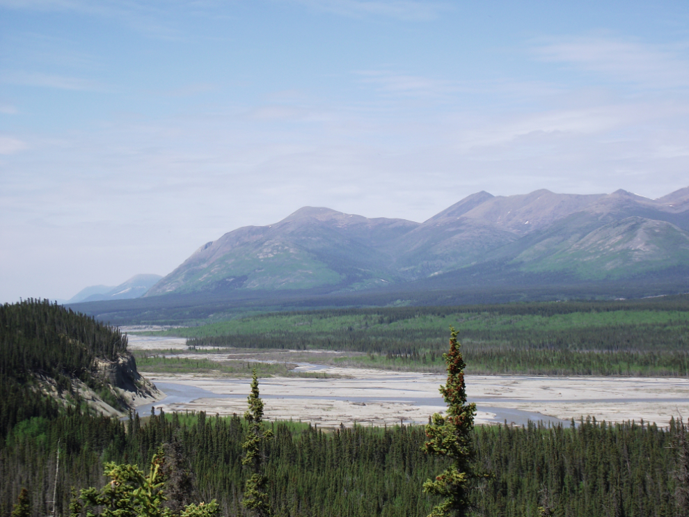 Kluane River rest area, Alaska Highway