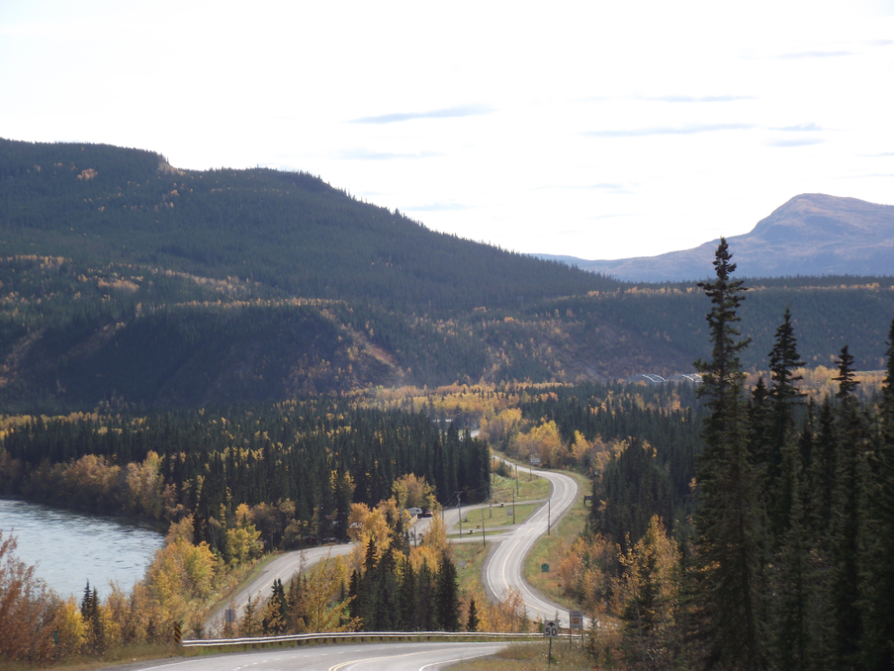 North Klondike Highway at Carmacks, Yukon