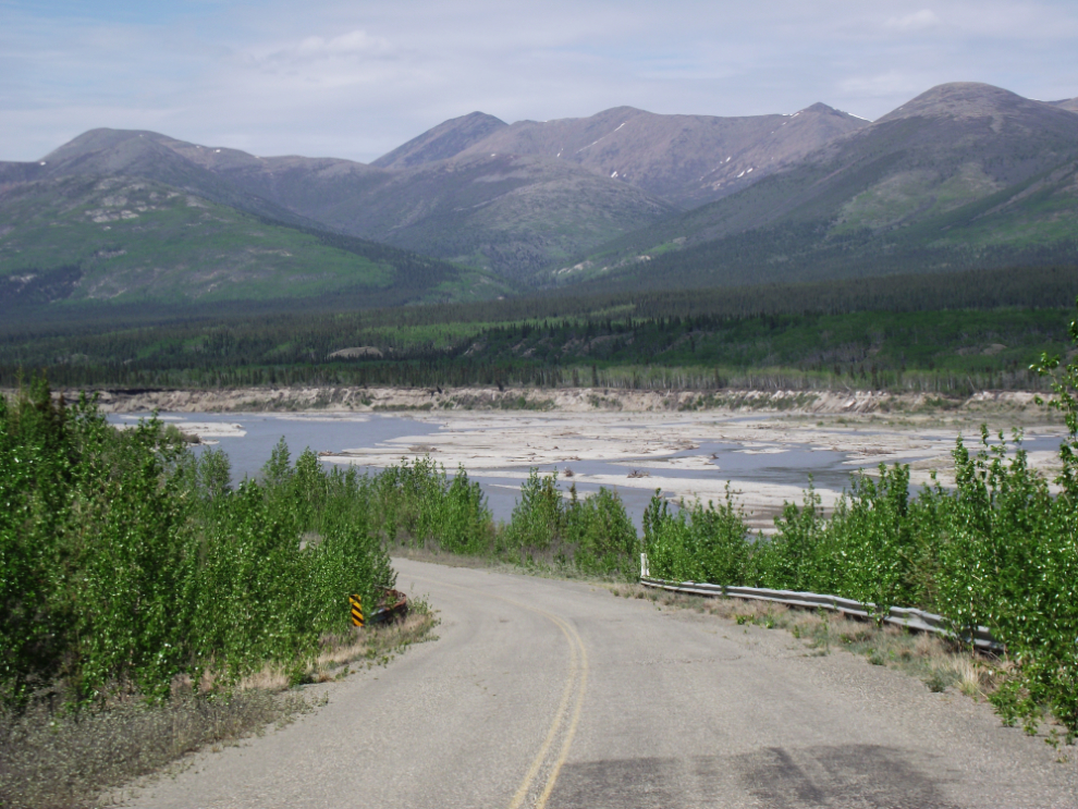 Old Alaska Highway and Kluane River