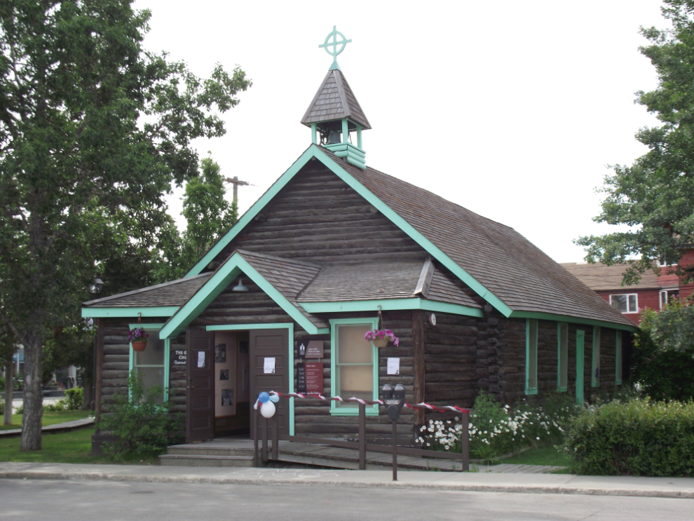 Old Log Church Museum in Whitehorse, Yukon