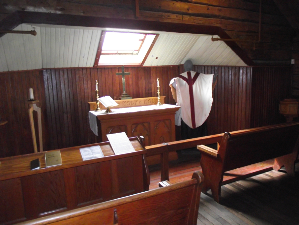 Old Log Church Museum in Whitehorse, Yukon