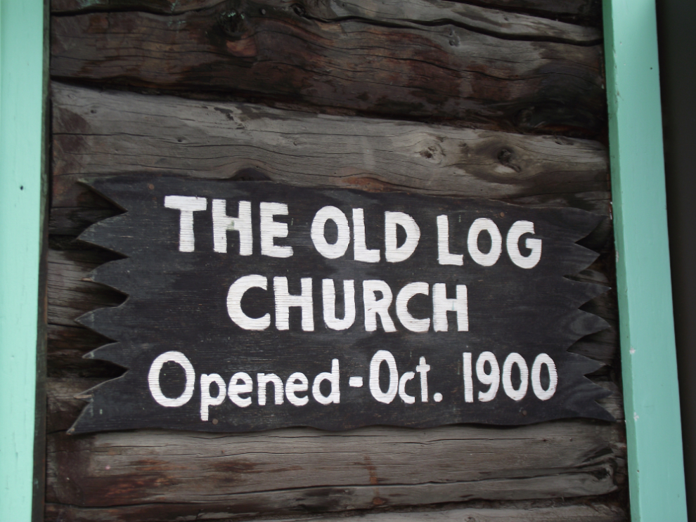 Old Log Church Museum in Whitehorse, Yukon